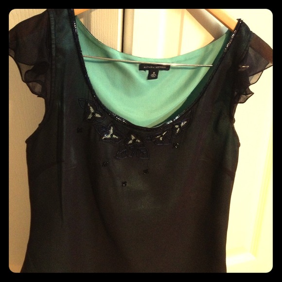 Banana Republic sheer top