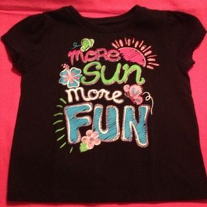 Toddler girl Black Shirt