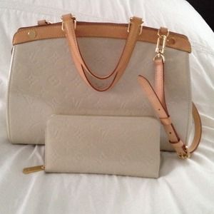 Louis Vuitton Brea MM  and wallet