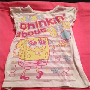 Girl spongebob toddler shirt