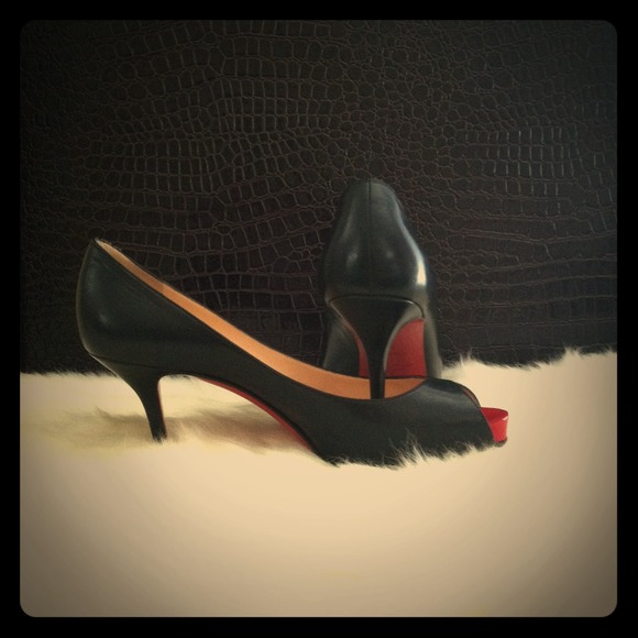 Authentic Christian Louboutin kitten heels
