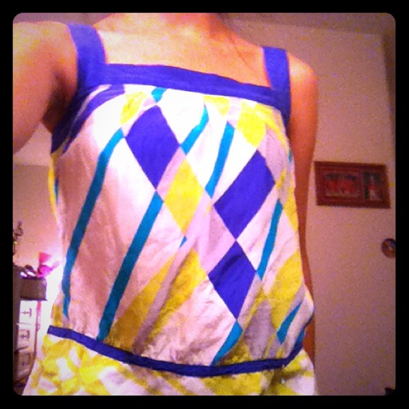 Hurley geometric tank top