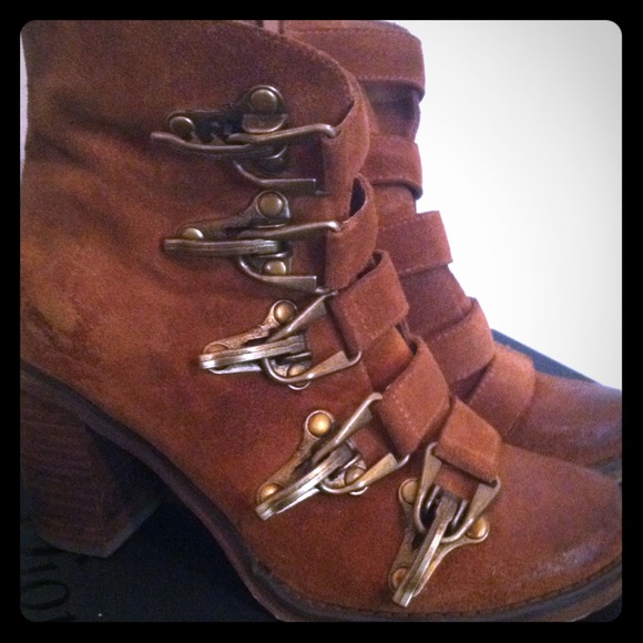 Jeffrey Campbell Boots - Jeffrey Campbell Brown Leather Boots!