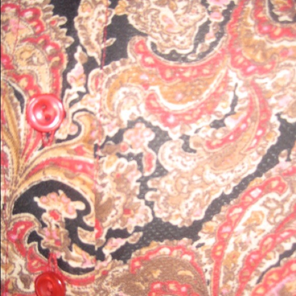 Pretty paisley button down - Picture 4 of 4