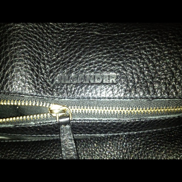 Jil Sander Black Pebble Leather Handbag - Picture 3 of 4