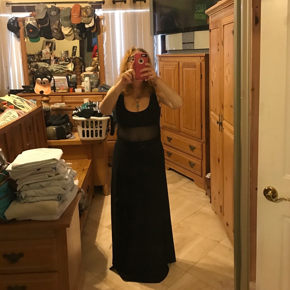 Donna Karan floor length dress