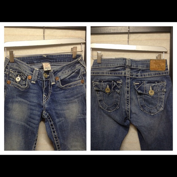 RESERVE True Religion Bootcut Jeans Denim 26 - Picture 2 of 4