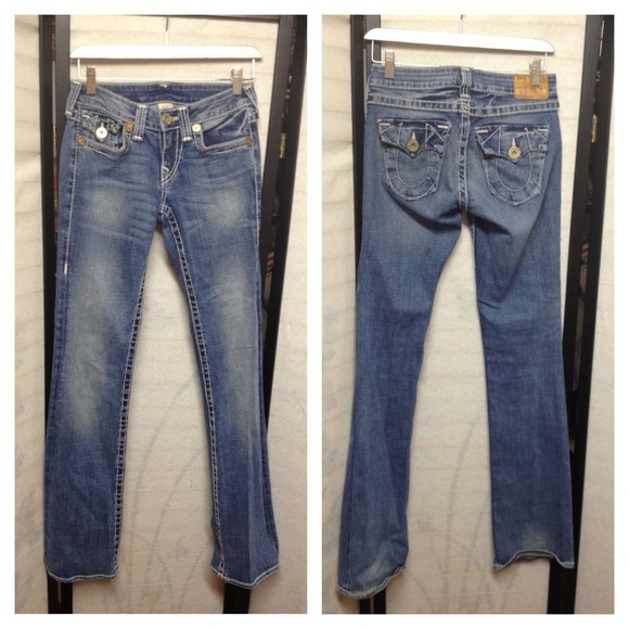 RESERVE True Religion Bootcut Jeans Denim 26 - Picture 4 of 4