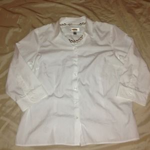 ✨ Crisp white blouse  ✨