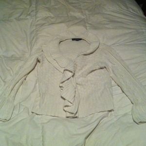 Cream colored cardigan