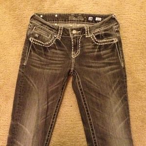 Grey Miss Me jeans