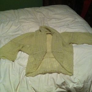 Mohair Lime shrug