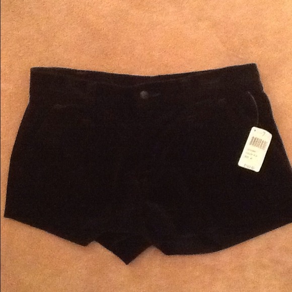 ***SOLD***7 For All Mankind Velour Short Shorts
