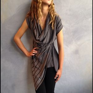 Stripe knit top. New!