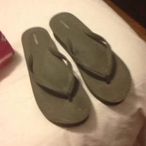 Wedge flip flops