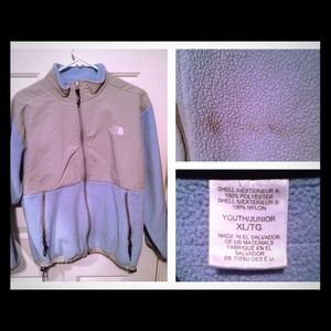 NORTH FACE baby blue jacket