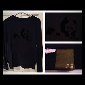 ENJOI dark blue crew neck