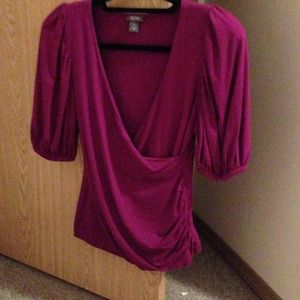 ****SOLD*****   Like new, Kenneth Cole Magenta top