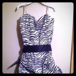 Zebra Print Dress