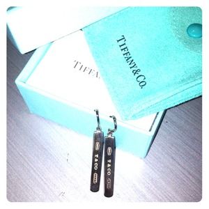 100% Authentic Tiffany & Co. Bar Drop Earrings