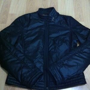 Black arden b motorcycle jacket