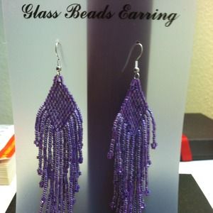 Colorful beaded earrings Colorful beaded earrings