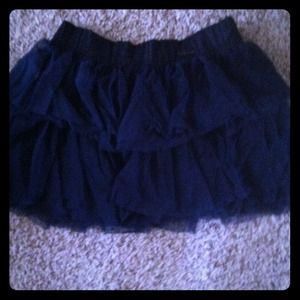 A&F---Navy blue 2 tier skirt