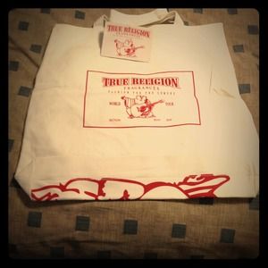 True Religion Accessories - True Religion large tote bag. True Religion Accessories - True Religion large tote bag.