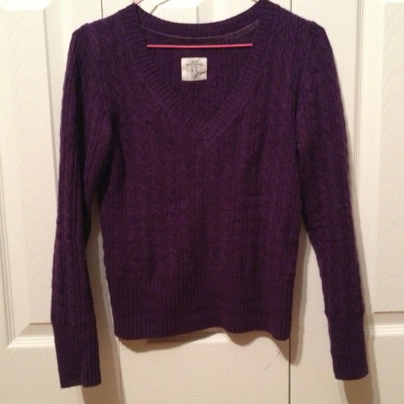 XS purple sweater