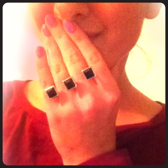 Black Punk Double Ring