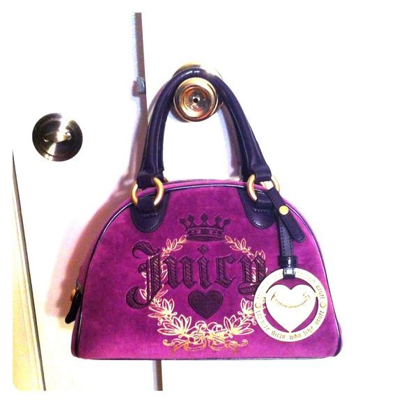 Reduced! Purple juicy couture purse reserved
