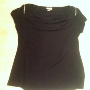 Sold***Black zipper top