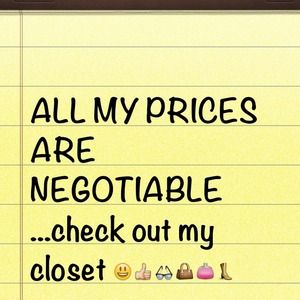 negotiable
