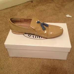 Beige loafers