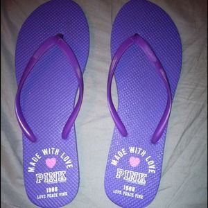Purple "Pink" Flip Flops