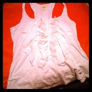 Never worn creme hollister tank!