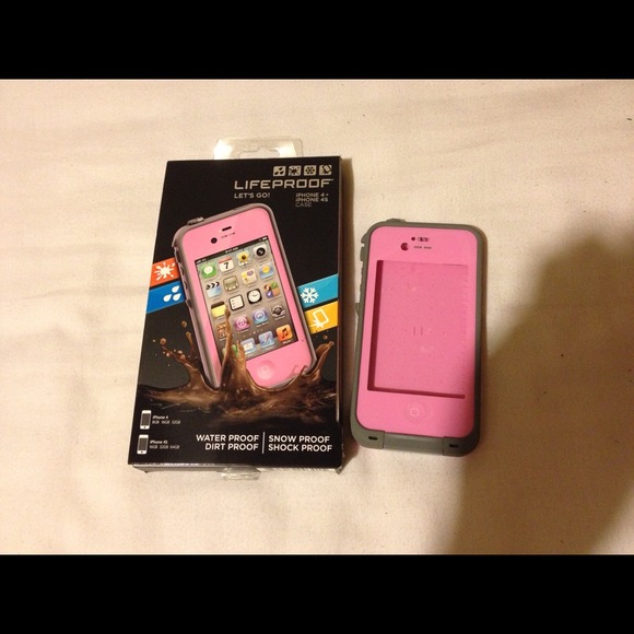 Lifeproof pink and gray