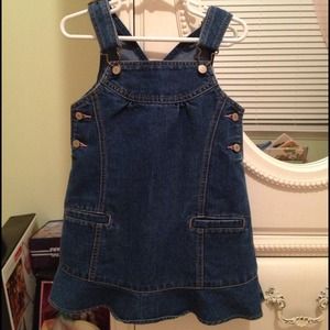 🔴SOLD🔴💕Girls overalls dress💕