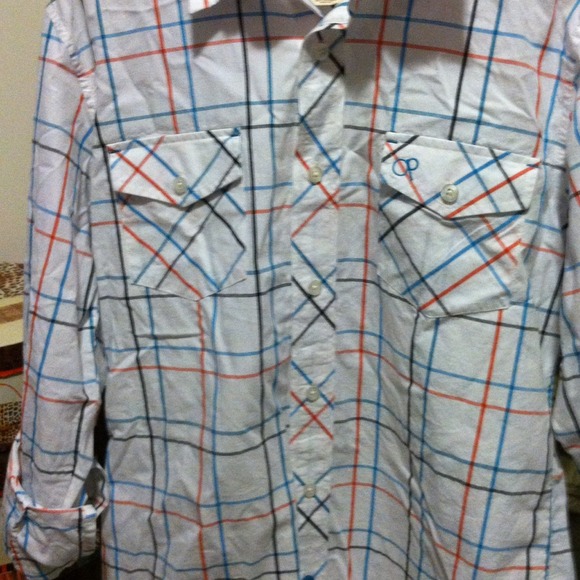 Boyfriend collard button up. New with tags - Picture 4 of 4