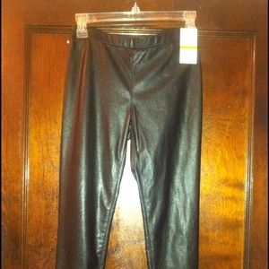 Michael Kors Pants - Black Faux leather leggings Michael Kors Pants - Black Faux leather leggings