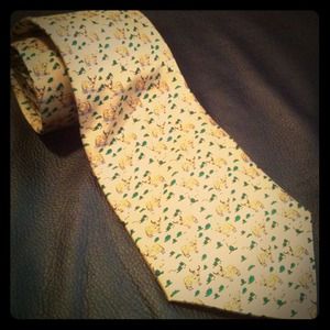 100% Silk Tie Western Print Longhorns