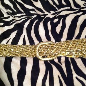 Gold chain belt