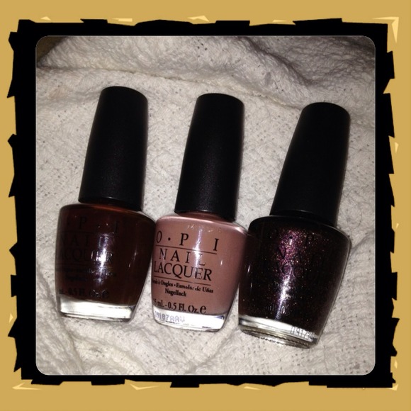 🔴💅SET OF THREE OPI NAIL LACQUER