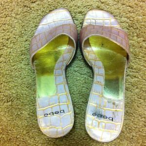 👡Bebe heels sandals/slip-ons👡