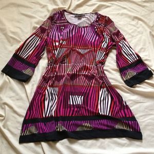 Colorful abstract tunic/dress