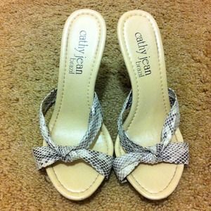 👡Cathy jean high heels sandals/slip-ons👡