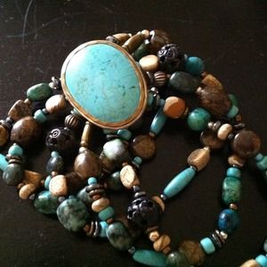 Silpada torquise stretchy bracelet