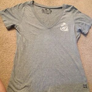 Volcom grey v-neck