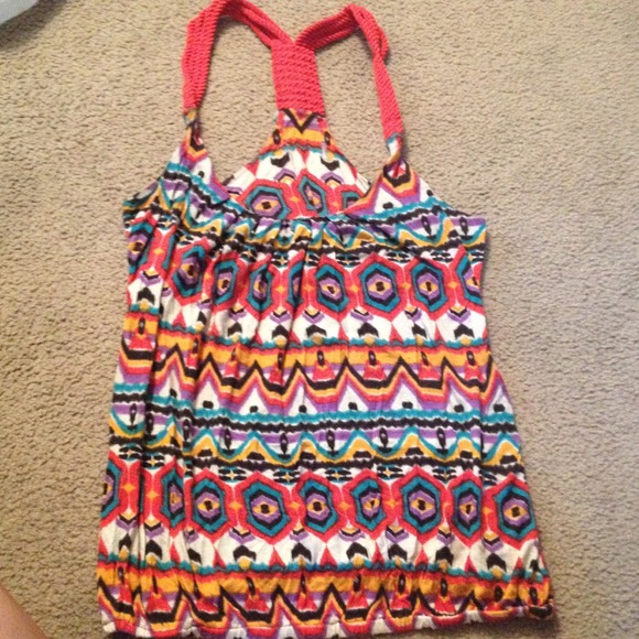 Tribal colored tank