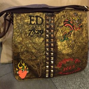 Ed Hardy, handbag.